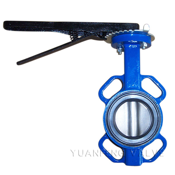 Non-Backed Rubber Seat Wafer Type Butterfly Valve