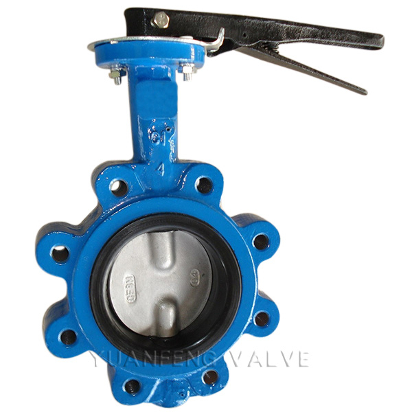 2-peices Without Pin Lug Type Butterfly Valve